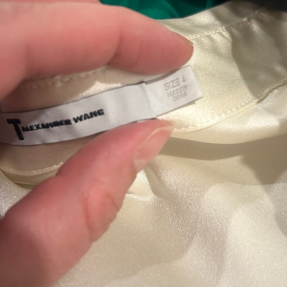 T. By Alexander wang silk crossover bodysuit size 4 - Picture 4 of 16